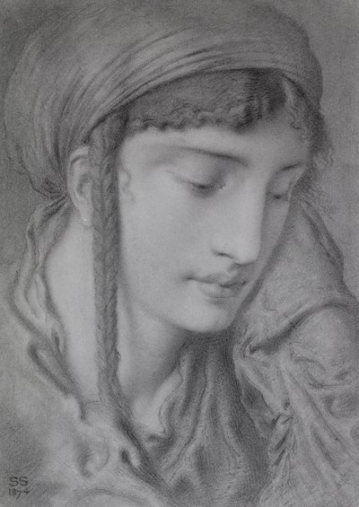 En hebraisk pige af Simeon Solomon