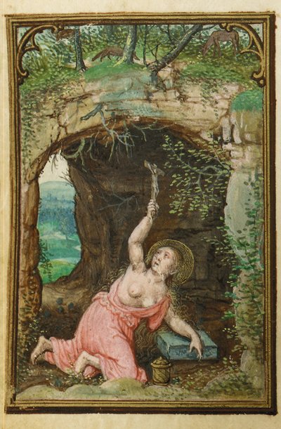 Folio fra en miniaturebog med timer, brug af Rom, Brugge, 1530-35 af Simon Bening
