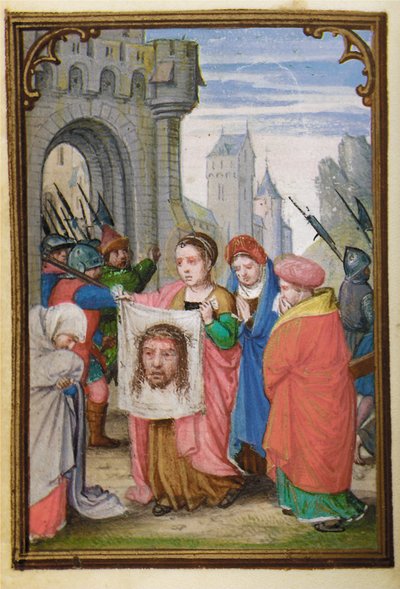 Folio fra en miniaturebog med timer, brug af Rom, Brugge, 1530-35 af Simon Bening