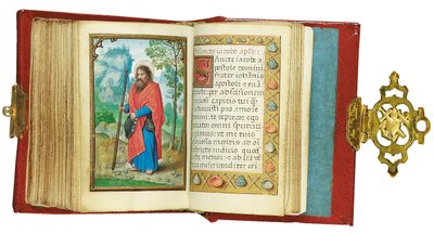 Folio fra en miniaturebog med timer, brug af Rom, Brugge, 1530-35 af Simon Bening