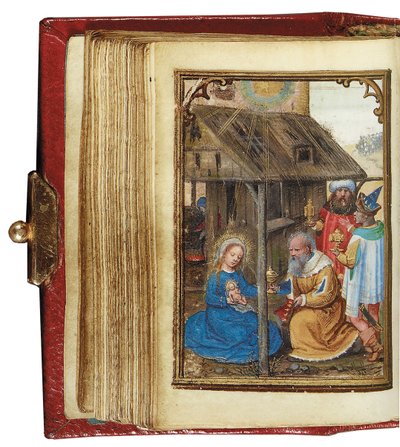 Folio fra en miniaturebog med timer, brug af Rom, Brugge, 1530-35 af Simon Bening
