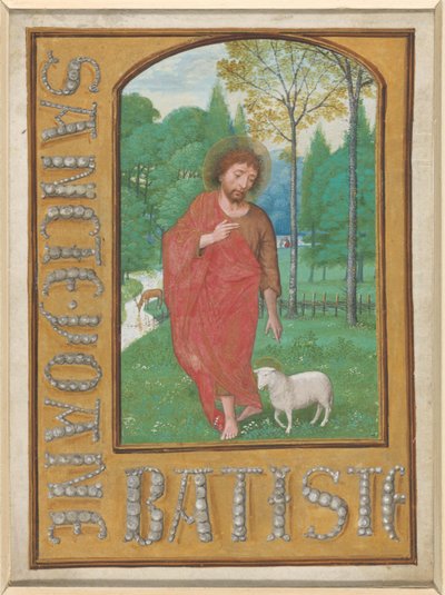 Sankt Johannes Døberen af Simon Bening