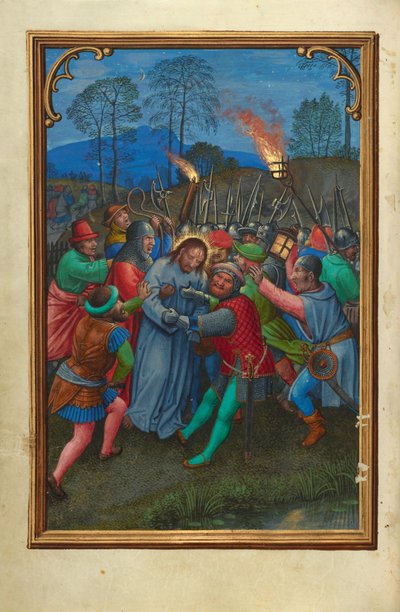 Die Flucht der Apostel af Simon Bening