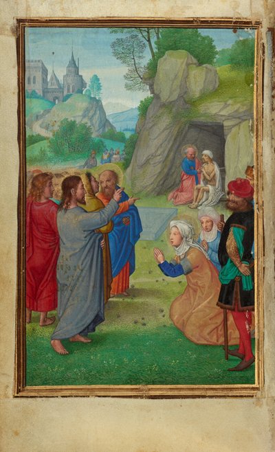 Die Auferweckung des Lazarus af Simon Bening