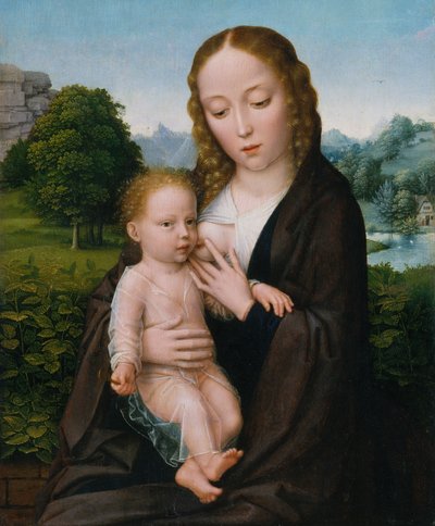 Jomfru og barn, ca. 1520. af Simon Bening
