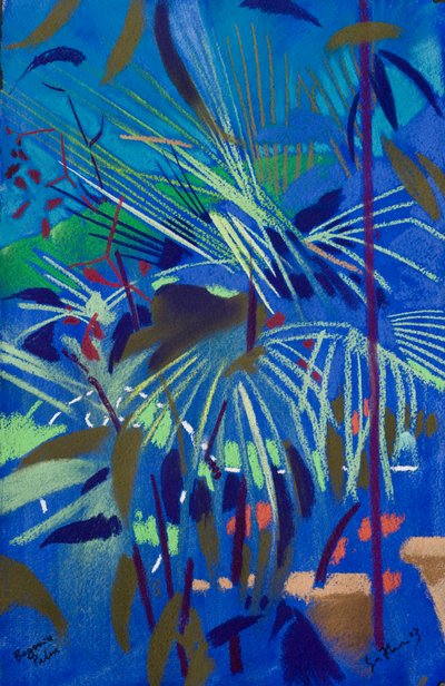 Begonia Palm (pastel på papir) af Simon Fletcher