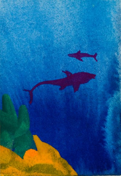 The reef II, 2017 (blandede medier) af Simon Fletcher