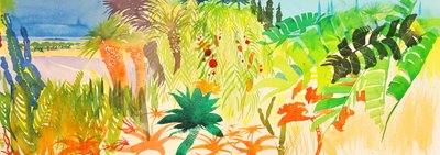 Tropical, 2016 (vandbaseret medie) af Simon Fletcher