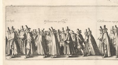 Begravelsesoptoget (billede 3), 1615 af Simon Frisius