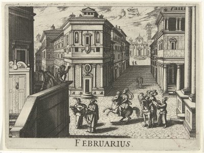 februar februar (titel på objekt) Tolv måneder (serietitel) af Simon Frisius