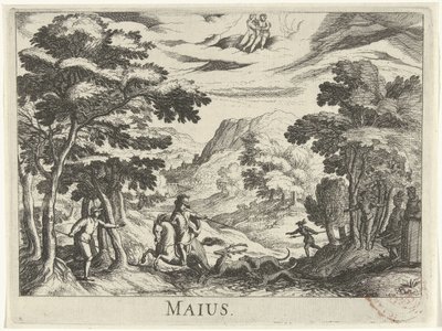 Kan Maius (titel på objekt) Tolv måneder (serietitel) af Simon Frisius