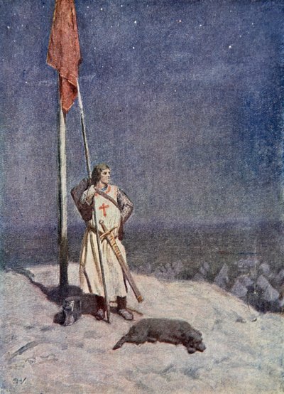 Ridderen står vagt på St. George