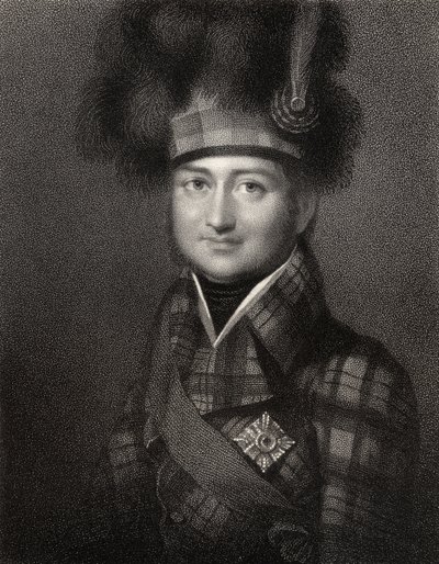 James Duff, 4. jarl af Fife, graveret af W. Holl, fra 