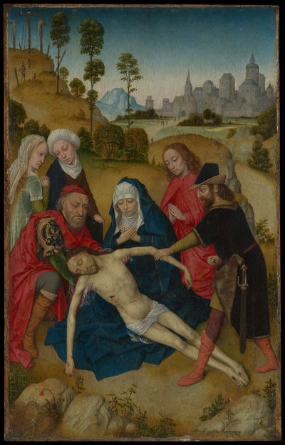 Die Beweinung Christi af Simon Marmion