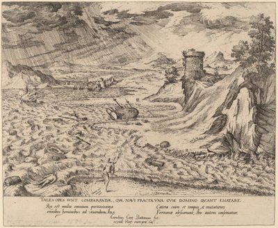 Forliset af Simon Novellanus after Cornelis Cort