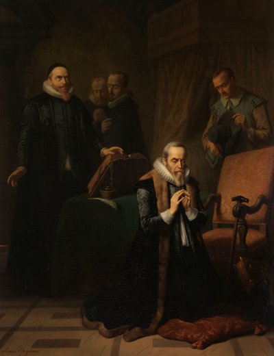 Johan van Oldenbarnevelts sidste bøn af Simon Opzoomer