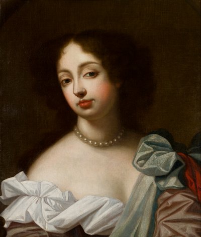 Portræt af Louise de Kérouaille, hertuginde af Portsmouth, ca. 1680-1700 (olie på lærred) af Simon Peeterz Verelst