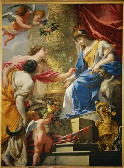 Forsigtighed giver fred og overflod ... af Simon Vouet