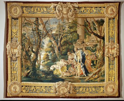 Moses reddet fra vandet ... af Simon Vouet