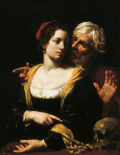 Det umage par (Vanitas). af Simon Vouet