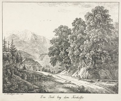 Stien ved Kochelsee, 1809. af Simon Warnberger