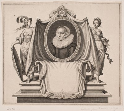 Madeleine van de Passe af Simon de Pas