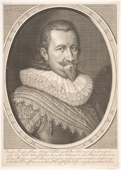 Portræt af Christian IV af Simon de Pas