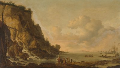 Klippekysten af Simon de Vlieger (attributed to)