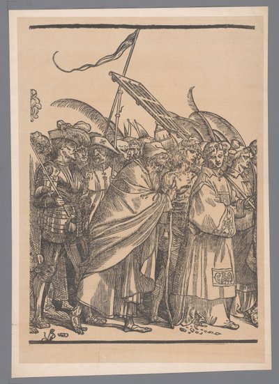 Gengivelse af anden del af trykserien De Triomf van Christus efter Joos Lambrecht af Simonau and Toovey