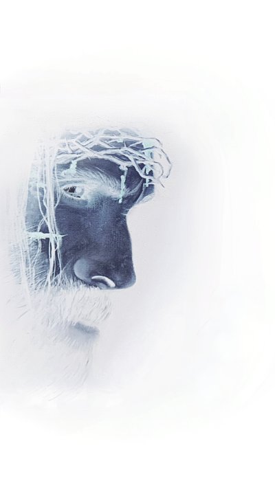 Jesus med tornekrone af Simone Amon