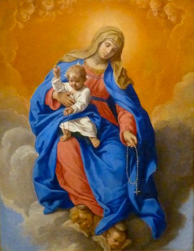 Madonna af Rosenkransen














" af Simone Cantarini