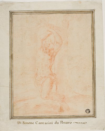 Sankt Sebastian af Simone Cantarini