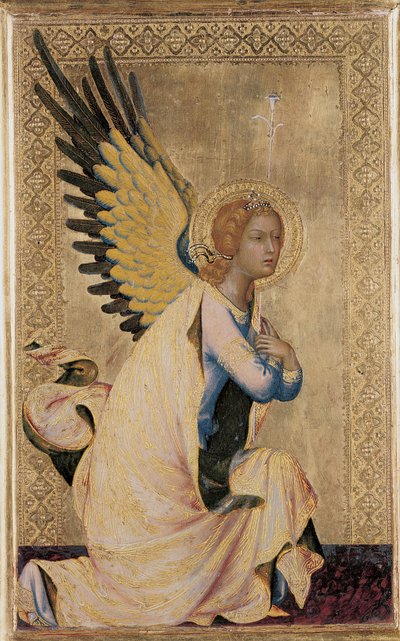 Gabriel, fra Orsini Polyptykon (tempera på panel) (se også 471173-5) af Simone Martini