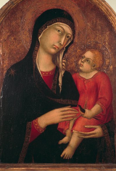 Madonna og barn af Simone Martini
