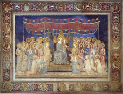 Majestæt, 1315-1321 af Simone Martini di