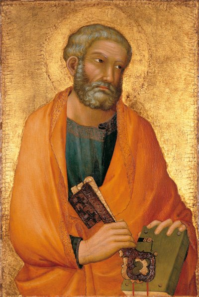 Apostlen Peter af Simone Martini di
