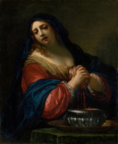 Sankt Praxedis, ca. 1650 af Simone Pignoni