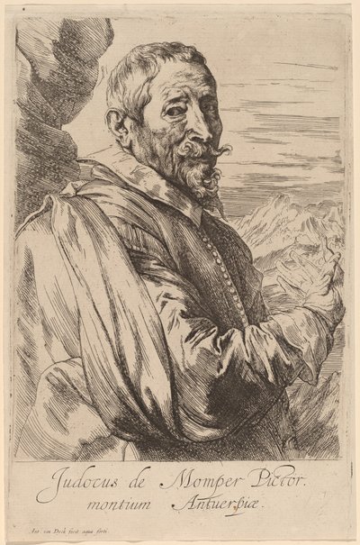 Jodocus de Momper af Sir Anthony van Dyck