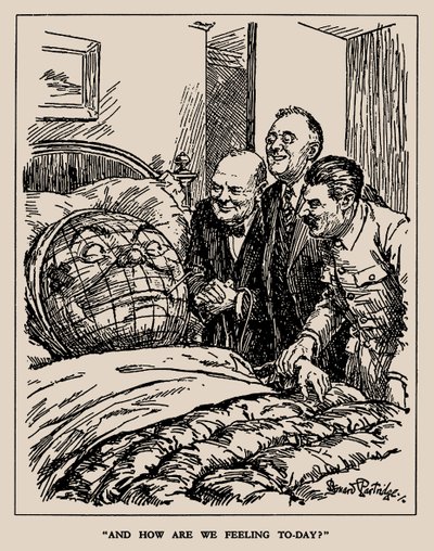 Og hvordan har vi det i dag, 1945. af Sir Bernard Partridge