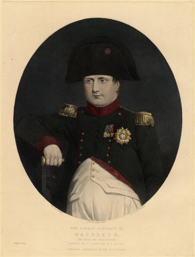 Seneste portræt af Napoleon ombord på Bellerophon, 1815 af Sir Charles Lock Eastlake