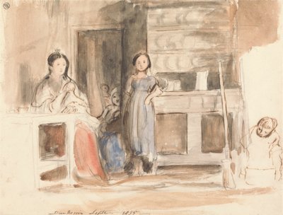 Køkkenscene: Dunkerrin, september 1835 af Sir David Wilkie