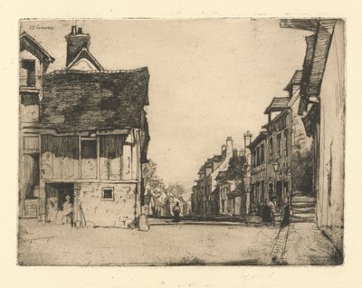 R. 359. En normannisk landsby af Sir David Young Cameron