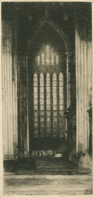 De fem søstre, York Minster af Sir David Young Cameron