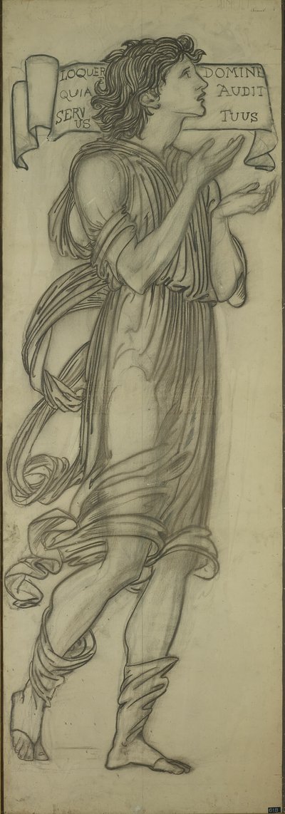 Samuel (Tegnefilm for Lady Chapel østvindue) af Sir Edward Burne Jones