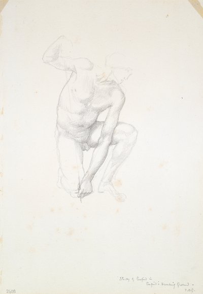 Studie for Amor af Sir Edward Burne Jones