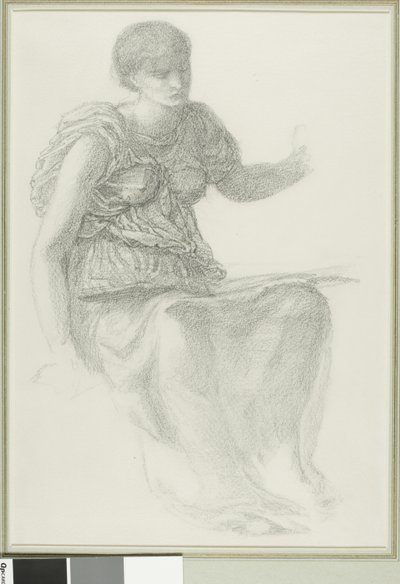 Studie til en af skæbnerne af Sir Edward Burne Jones