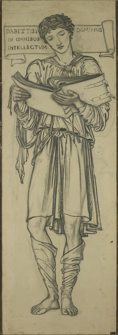 Timothy (Tegnefilm for Lady Chapel østvindue) af Sir Edward Burne Jones