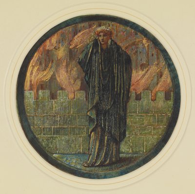 Helens tårer. Blomsterbogen, 1882-1898. af Sir Edward Coley Burne Jones