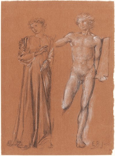 Orfeus og Eurydike af Sir Edward Coley Burne Jones