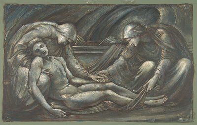 Begravelsen, 1879. af Sir Edward Coley Burne Jones